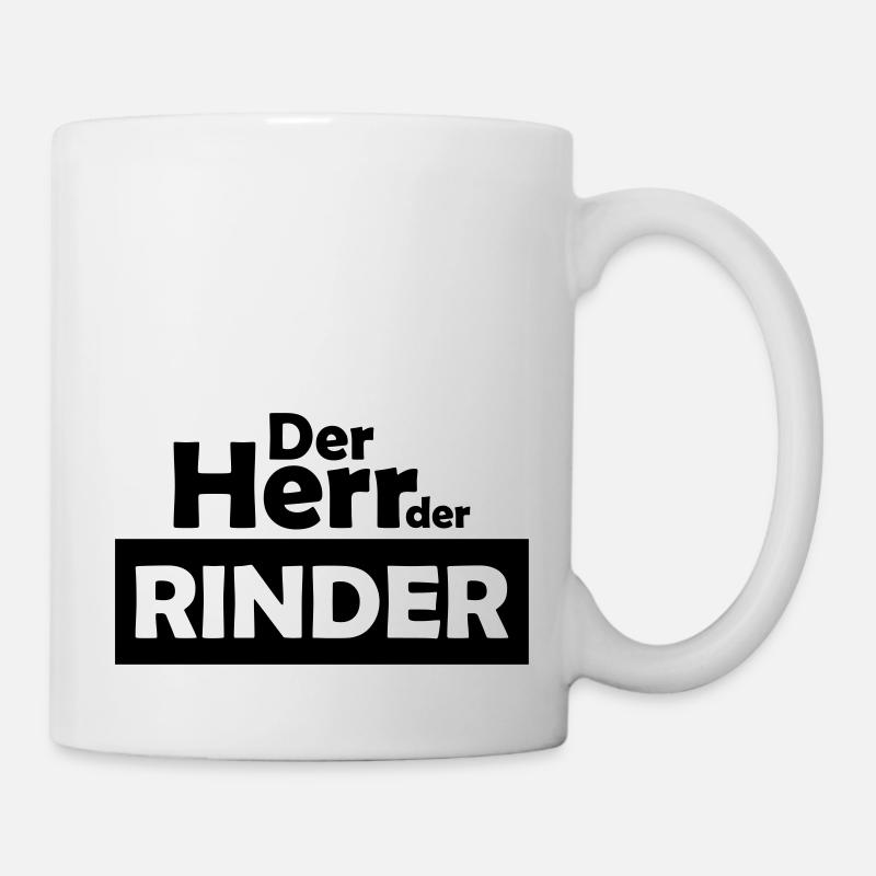 der herr der rinder - Tasse - Weiß