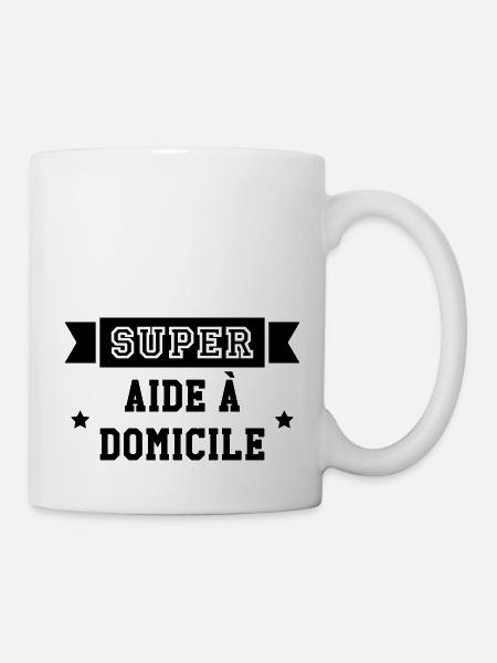Aide A Domicile / Ménage / Auxiliaire de vie - Mug blanc - blanc