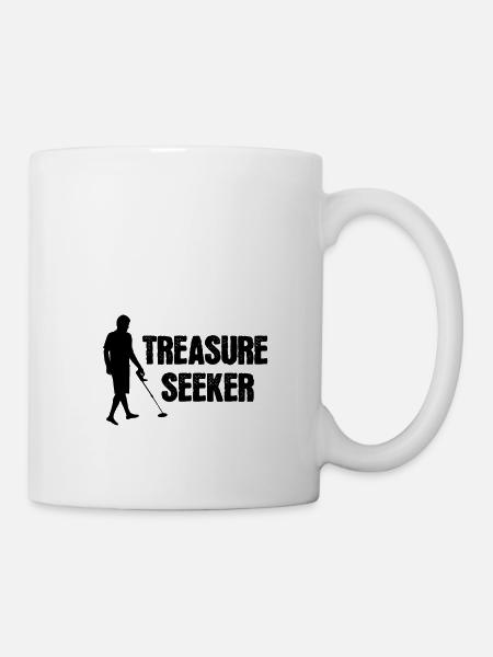 Treasure seeker - Tasse - Weiß