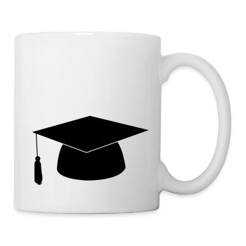 Doctoral hat - Mug - white - Right