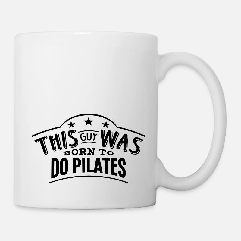 this guy was born to do pilates - Mug - white