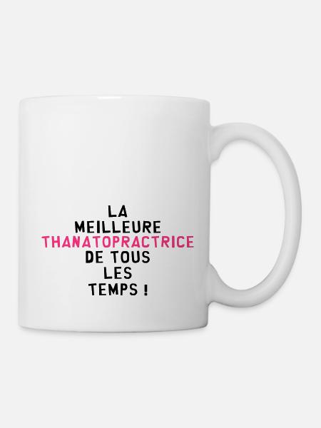 Thanatopraxie / Thanatopracteur / Thanatopractrice - Mug blanc - blanc
