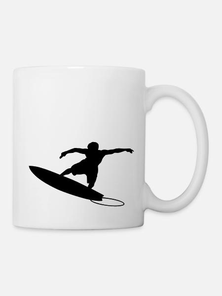 Surfer 4 (Vector) - Tasse - Weiß