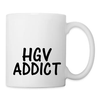 hgv addict - Mug - white - Right