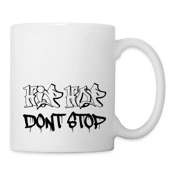 hip_hop_dont_stop - Tasse - Weiß - Rechts