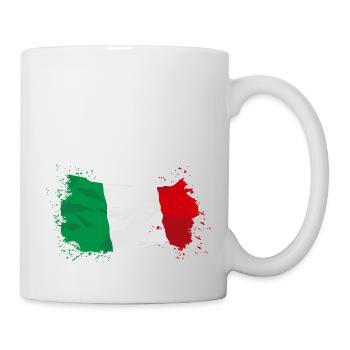 Italy Flag - Tasse - Weiß - Rechts