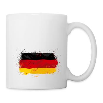 Germany Flag - Tasse - Weiß - Rechts