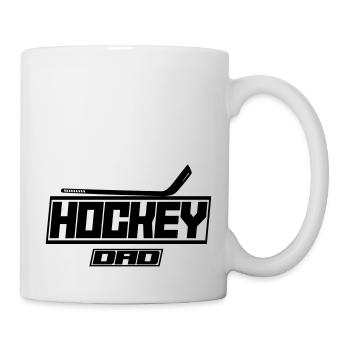 papa de hockey - Mug blanc - blanc - Droite
