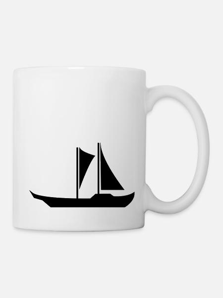boot - Tasse - Weiß