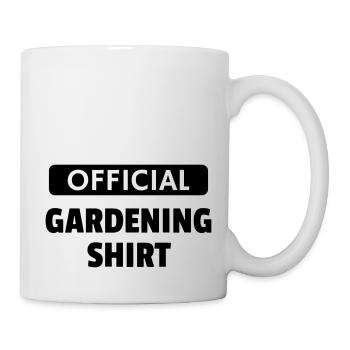 Garden - Gardener - Gardening - Green - Nature - Tasse - Weiß - Rechts