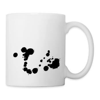 kleckse_01 - Tasse - Weiß - Rechts