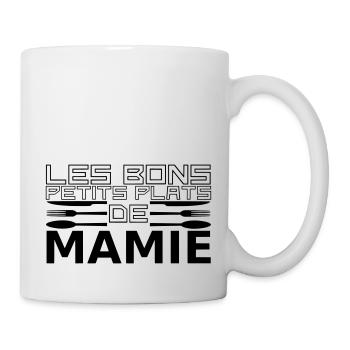 les bons petits plats de mamie - Tasse - Weiß - Rechts
