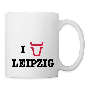 I Love Leipzig - Tasse - Weiß - Rechts