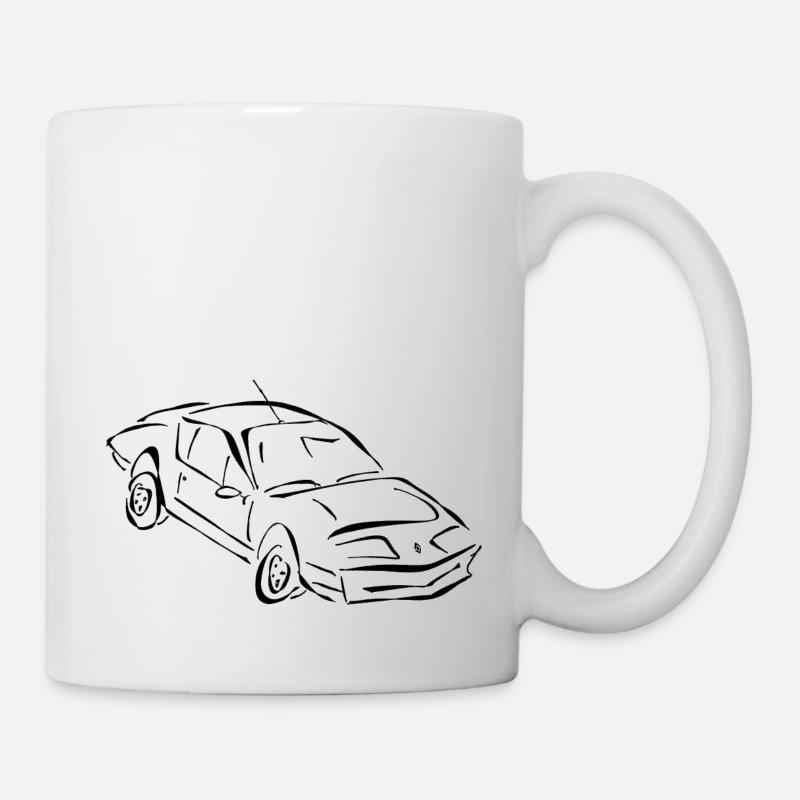 Voiture alpine - Mug blanc - blanc