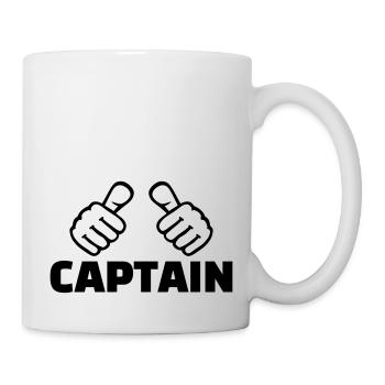 Capitaine - Mug blanc - blanc - Droite