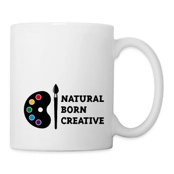 Natural Born Creative (PNG) - Tasse - Weiß - Rechts