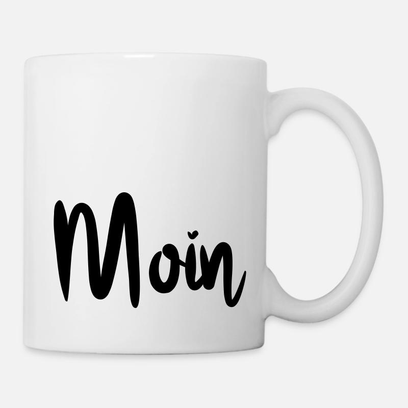 moin - Tasse - Weiß