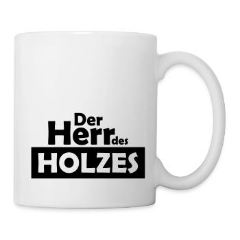 der herr des holzes - Tasse - Weiß - Rechts