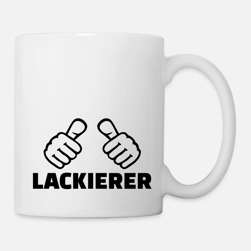Lackierer - Tasse - Weiß
