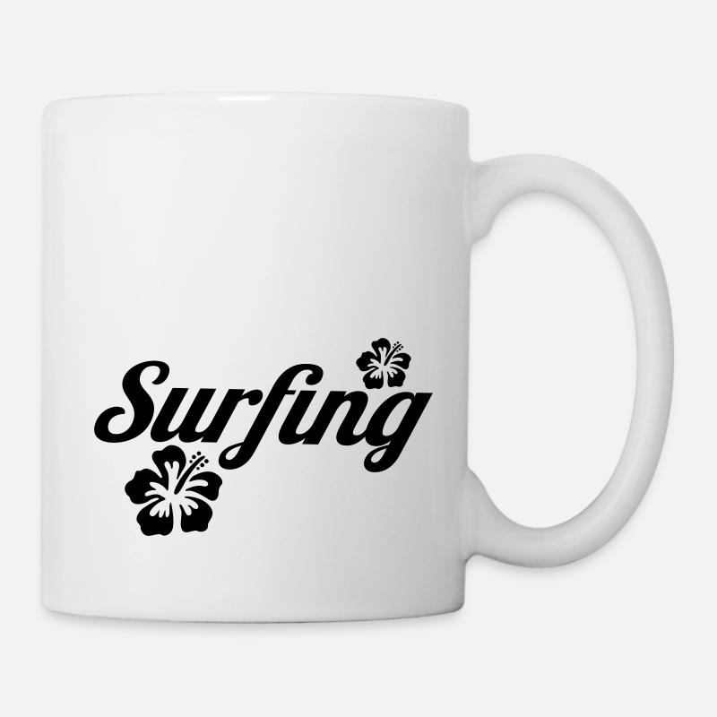 surfing - Tasse - Weiß