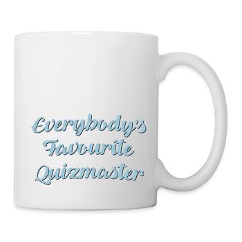 Everybodys favourite quizmaster funny te - Mug - white - Right