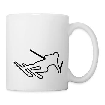 ski - Tasse - Weiß - Rechts