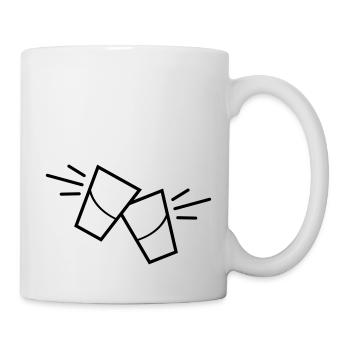 vodka kurze - Tasse - Weiß - Rechts