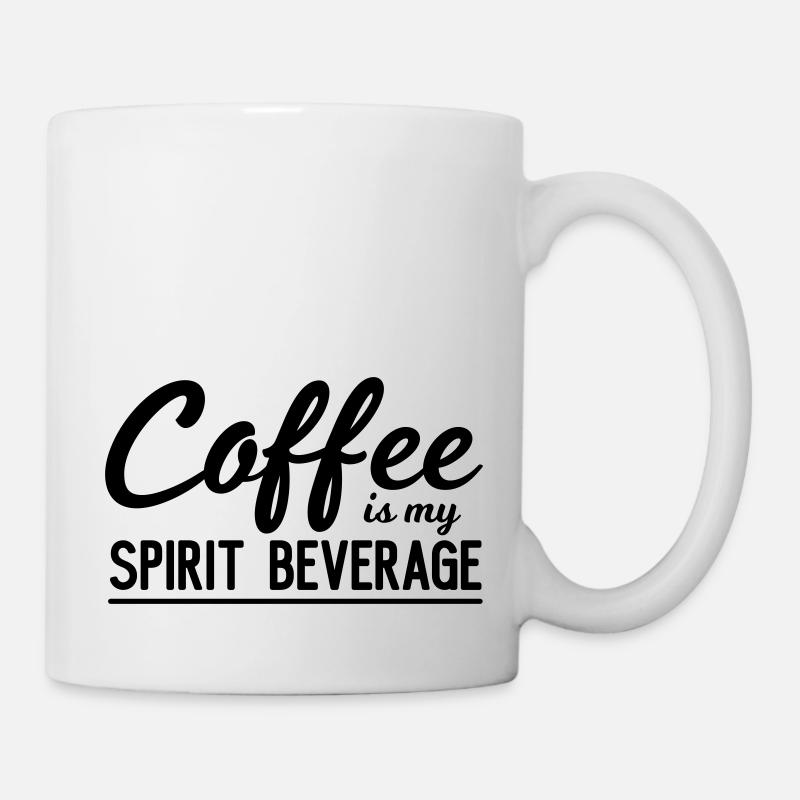 Coffee Is My Spirit Beverage - Mug - white
