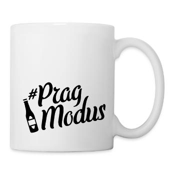 prag beer modus - Tasse - Weiß - Rechts