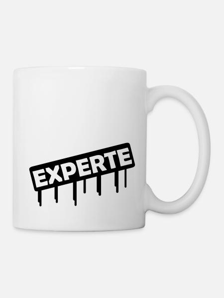 experte - Tasse - Weiß