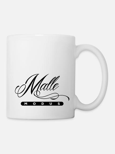 malle modus - Tasse - Weiß