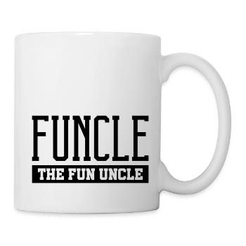 funcle the fun uncle - Tasse - Weiß - Rechts