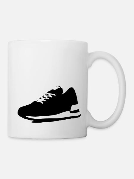 sneaker - Mug blanc - blanc