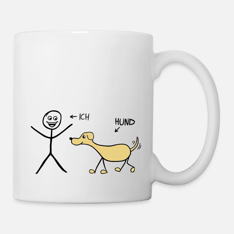Ich und Hund - Tasse - Weiß