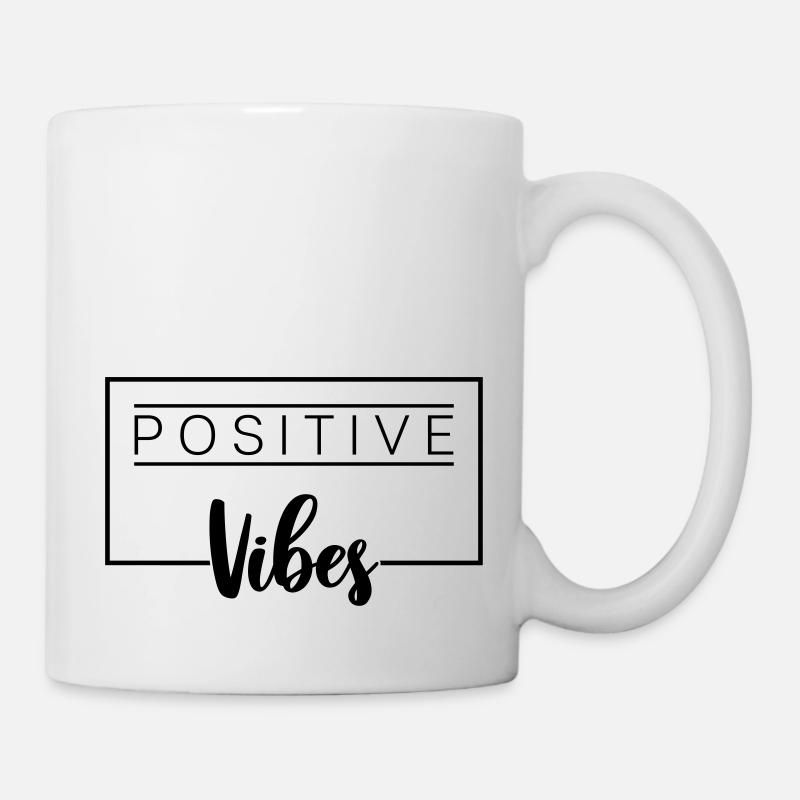 Positive Vibes - Mug blanc - blanc