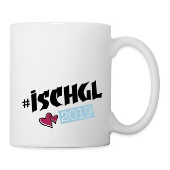 ischgl 2019 herzchen - Tasse - Weiß - Rechts
