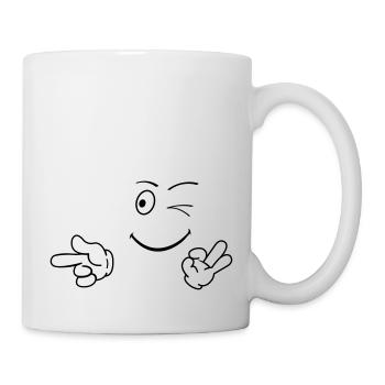smileface_01 - Tasse - Weiß - Rechts