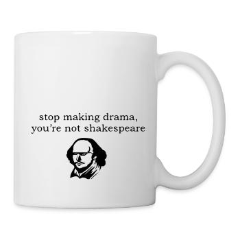 shakespeare drama - badass design - Mug - white - Right