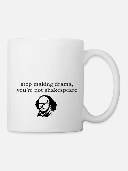 shakespeare drama - badass design - Mug - white
