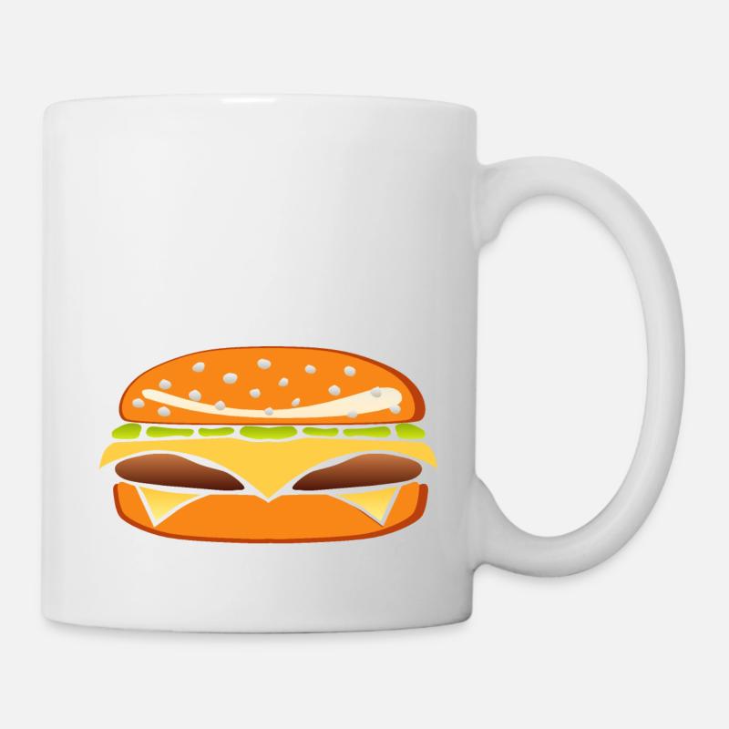 burger burger sandwish - Tasse - Weiß