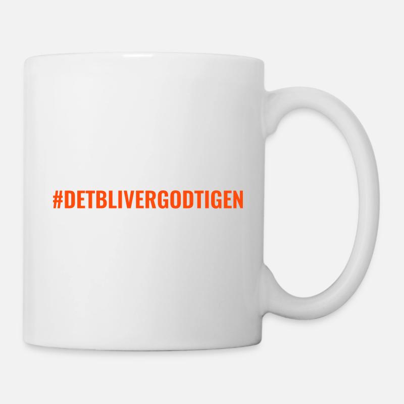 #detblivergodtigen - Mug blanc - blanc