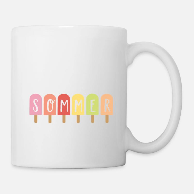 Sommer - Tasse - Weiß