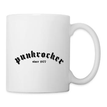 Punkrocker since 1977 - Tasse - Weiß - Rechts