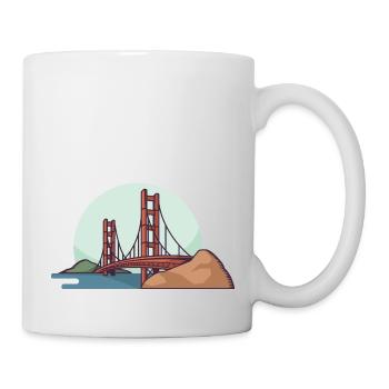 Golden Gate Bridge - Mug - white - Right