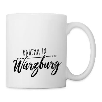 fränkisch - dahemm in Würzburg - Tasse - Weiß - Rechts