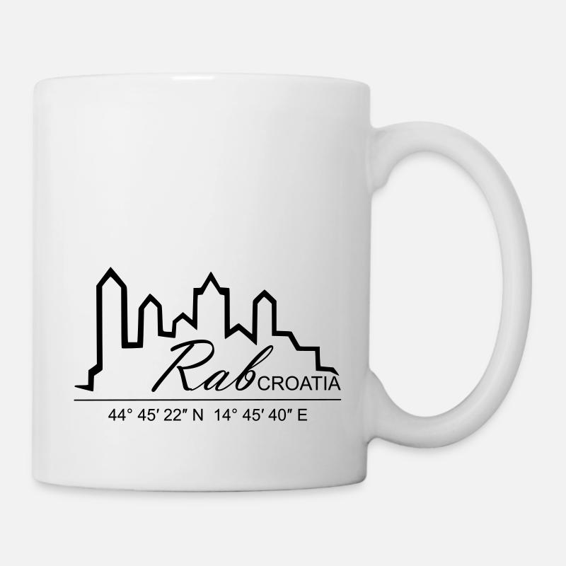 Rab Croatie - Mug blanc - blanc