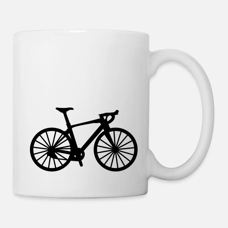 Vélo vélo personnalisable - Mug blanc - blanc