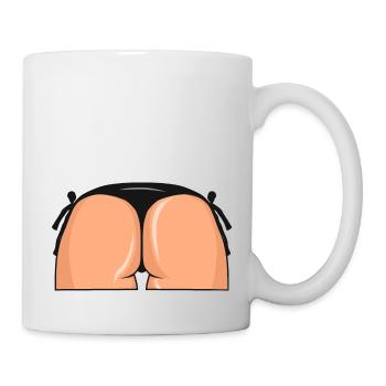 sexy bikini mädchen frau - Tasse - Weiß - Rechts