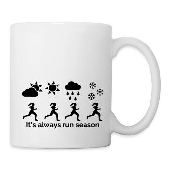 C'est toujours la saison - Mug blanc - blanc - Droite