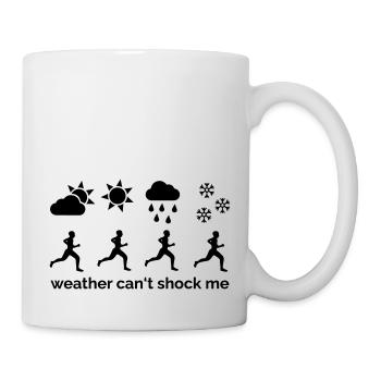 Le temps ne peut pas me choquer - Mug blanc - blanc - Droite